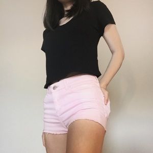 H&M Pink Cut-off Shorts